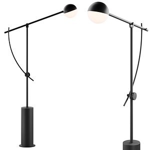 356 lighting fixtures 28 Northern Balancer floor lamp black 3D model