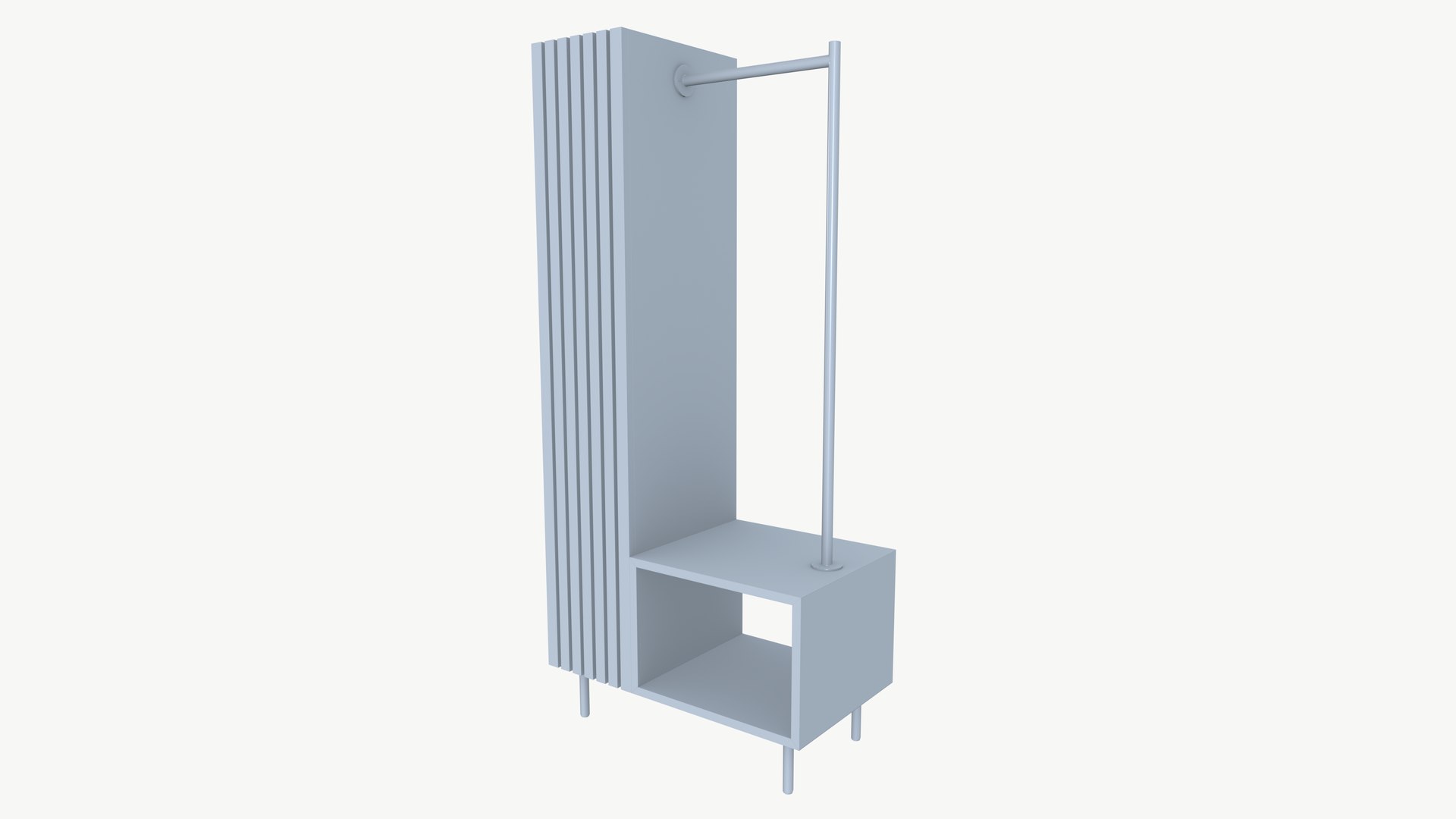 Clothes Rack Model TurboSquid 2296057