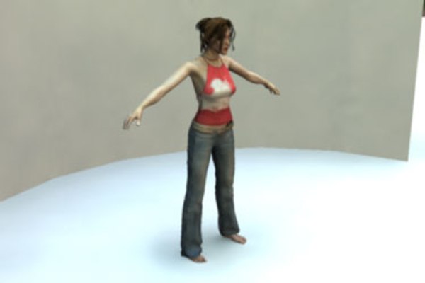 mia body realistic female 3d ma