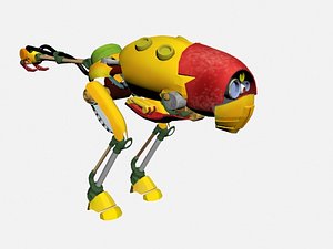 small robot 3D model