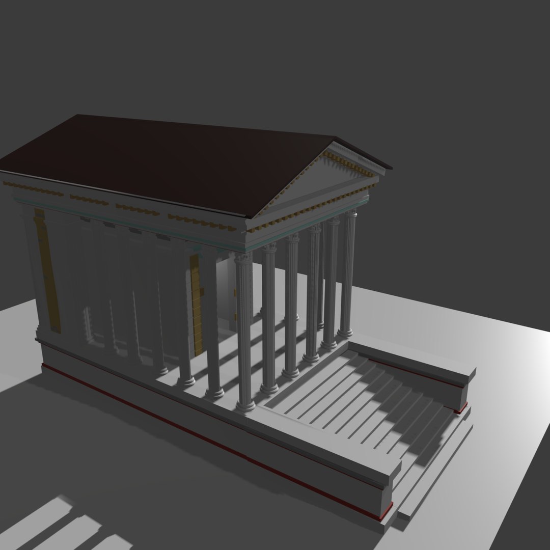 3D Roman Temple Augustus Livia - TurboSquid 1562864