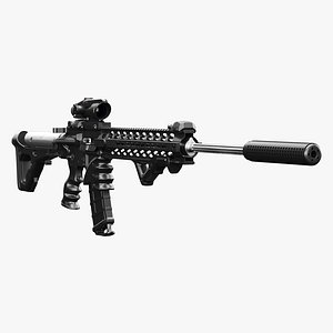 AR-15 with modifications