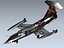 3d model f-104c starfighter fighter