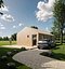 Minimal Tiny House 3D Model Compact Modern Home FBX OBJ IFC SKP ArchViz