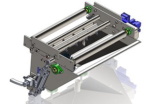 3D conveyor belt washer