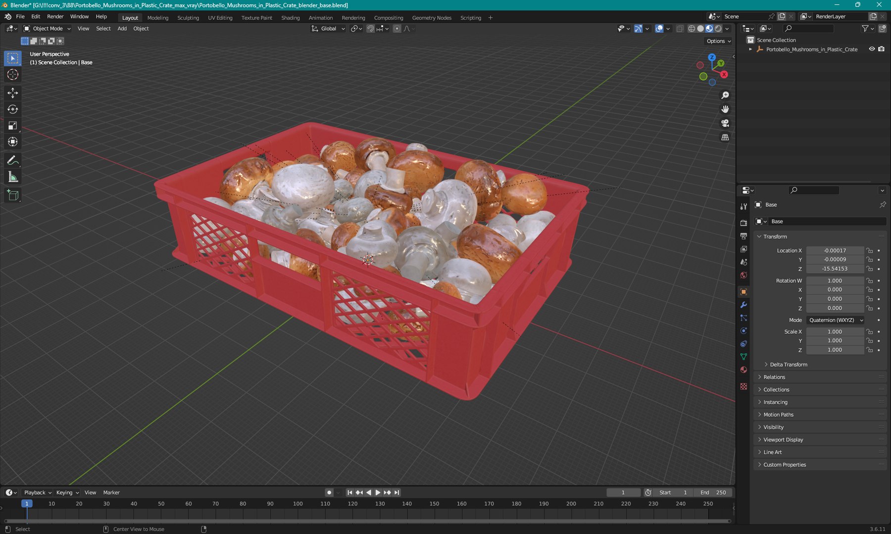 3D Portobello Mushrooms in Plastic Crate https://p.turbosquid.com/ts-thumb/HB/r0Rqx7/Xm/portobello_mushrooms_in_plastic_crate_1003/jpg/1743600432/1920x1080/fit_q87/eed591916ac0aa6e84698159aa4f953013302329/portobello_mushrooms_in_plastic_crate_1003.jpg