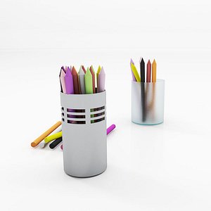 3D pencil pot