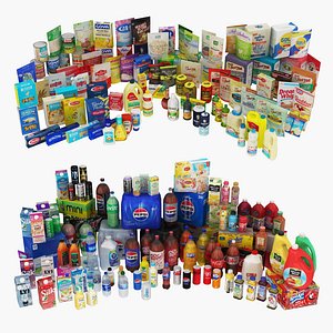 Drinks and Pantry Staples Collection 196 in 1