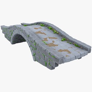 Cartoon Stone Bridge