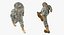US Army Soldier Military ACU Rigged for Cinema 4D