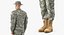 US Army Soldier Military ACU Rigged for Cinema 4D