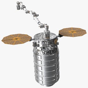 ISS Module Cygnus Spacecraft with Canadarm