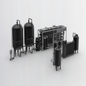 Water treating equipment 3D