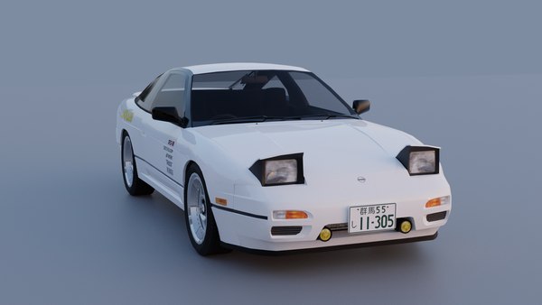 nissan 180sx kenji style 3D model