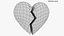 3D Broken Heart model