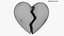 3D Broken Heart model