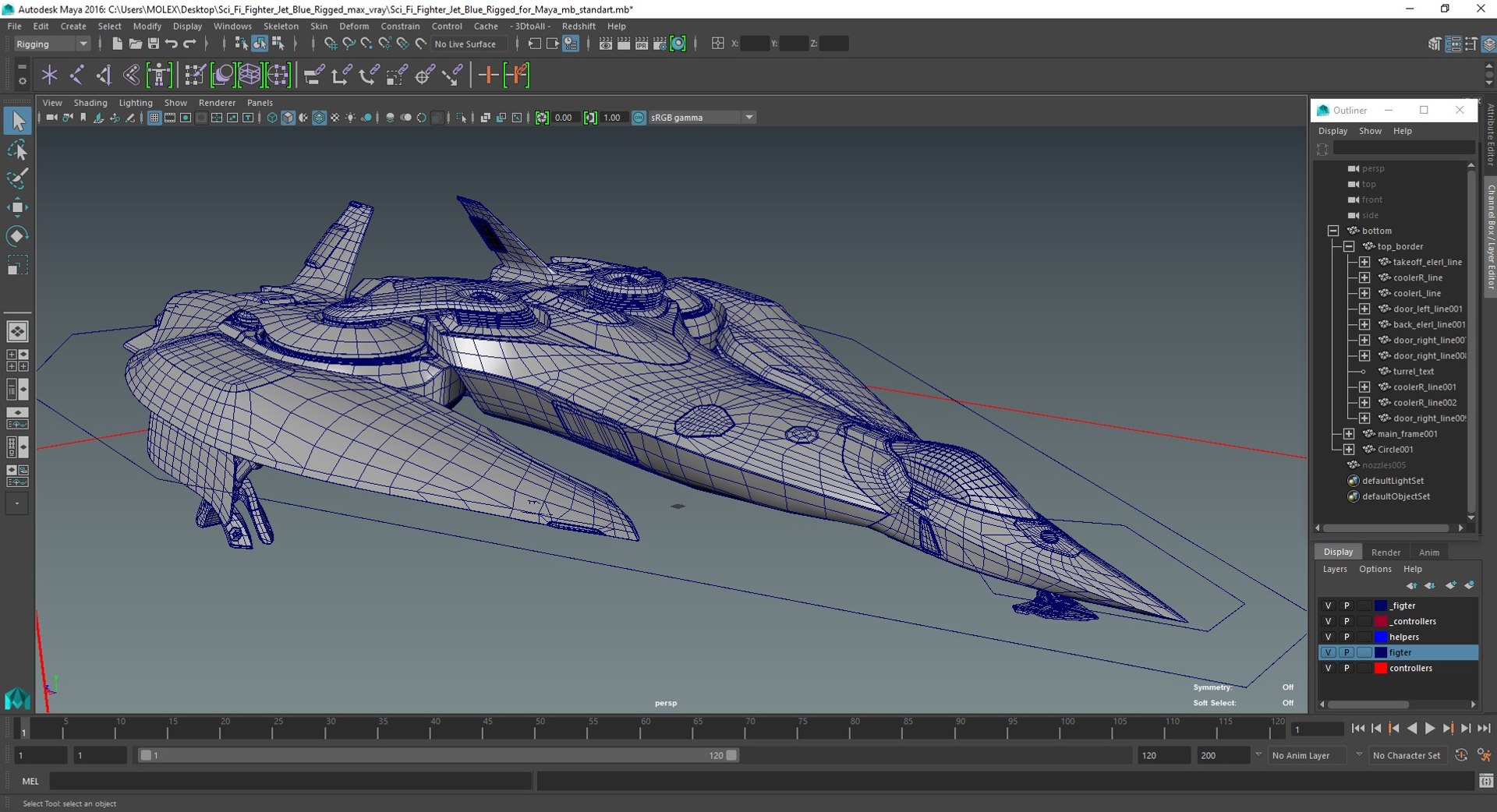 Sci Fi Fighter Jet Blue Rigged for Maya 3D model https://p.turbosquid.com/ts-thumb/HC/IEgDZd/YN/scififighterjetblueriggedformaya3dmodel064/jpg/1681358188/1920x1080/fit_q87/606551d91637b46bb3a31645828eb6eb532ff601/scififighterjetblueriggedformaya3dmodel064.jpg
