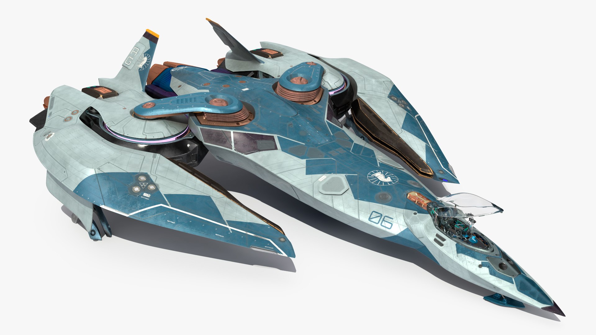 Sci Fi Fighter Jet Blue Rigged for Maya 3D model https://p.turbosquid.com/ts-thumb/HC/IEgDZd/zF/scififighterjetblueriggedformaya3dmodel020/jpg/1681358047/1920x1080/fit_q87/63be13d837acd96606673c362734847e71e4e7fe/scififighterjetblueriggedformaya3dmodel020.jpg
