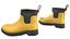 Yellow Short Rubber Boots
