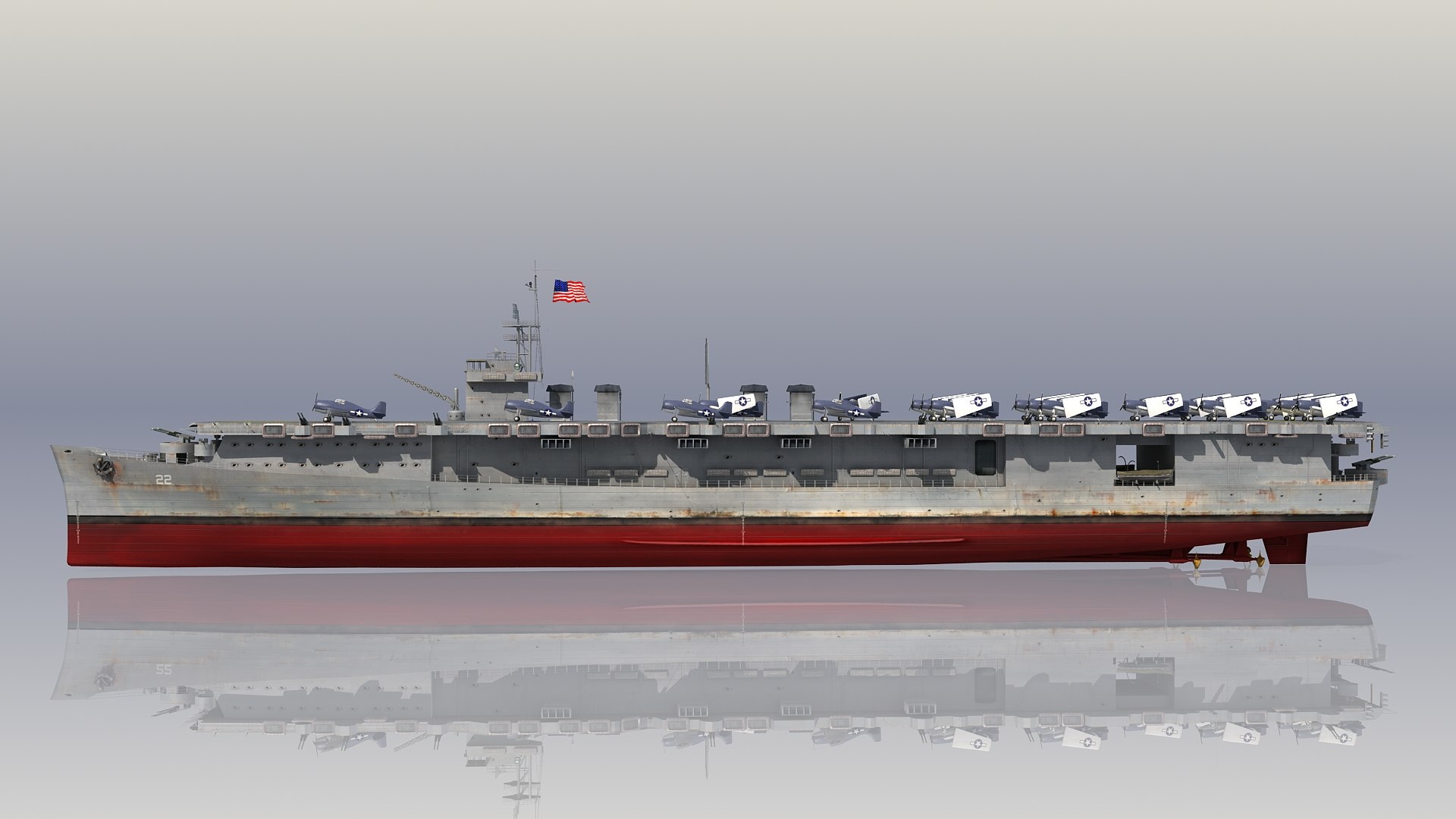 3D USS Independence CVL22 TurboSquid 2080023
