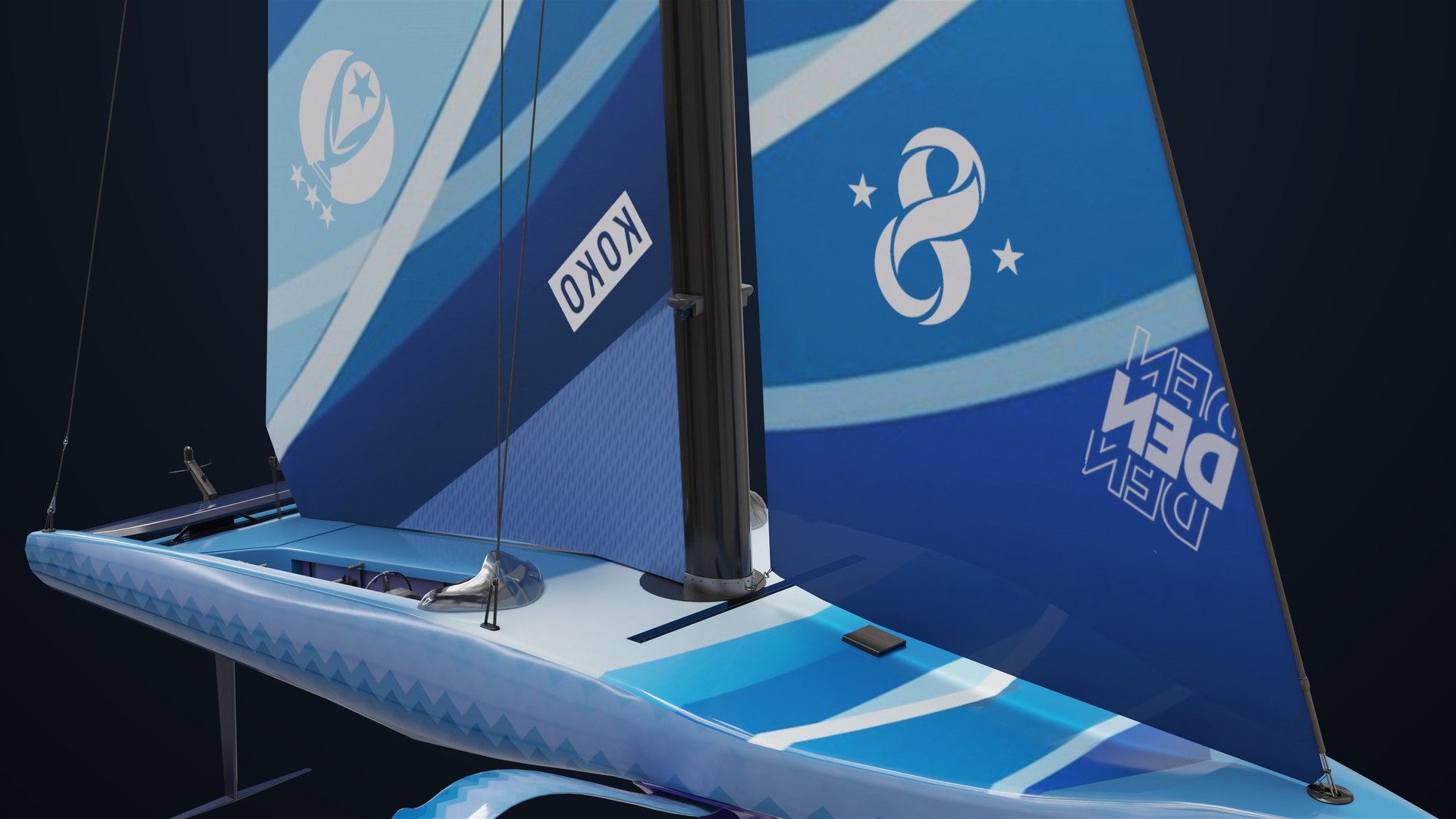 Yacht Hydrofoil Sailing Boat Blue All PBR Unity UE Textures 3D model https://p.turbosquid.com/ts-thumb/HC/R5gcjW/vN/hydrofoil_boat_blue_00047/jpg/1745635546/1920x1080/fit_q87/df2f1ece520ce1eb2edc627707db6ca371c0bf77/hydrofoil_boat_blue_00047.jpg