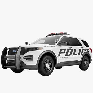 Ford Explorer 2020 Police 02 3D