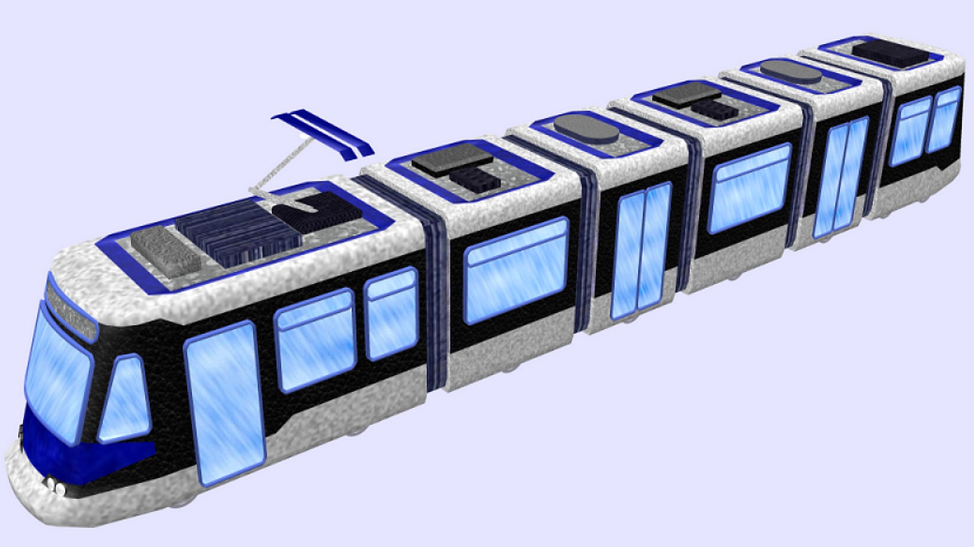 Tram Light rail Avenio M Model TurboSquid 1708448