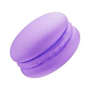 3D Macaron Icon model