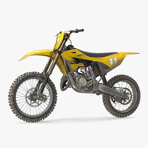 Motocross Motorcycle Dirt 3D model