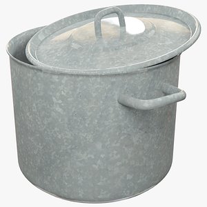 3D open stewpan model