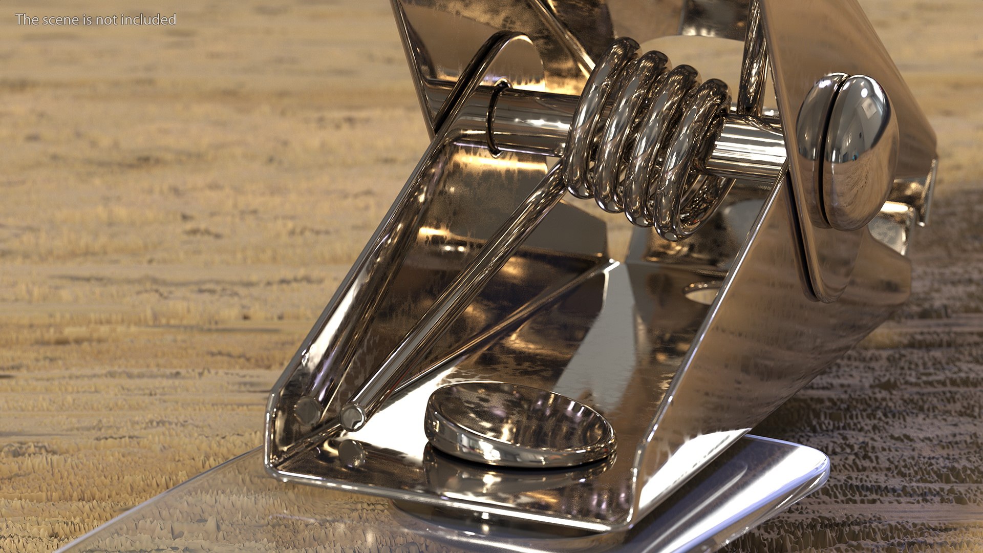 Metal Crocodile Clip For ID Badge Holder 3D - TurboSquid 1786788