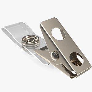 Metal Crocodile Clip for ID Badge Holder