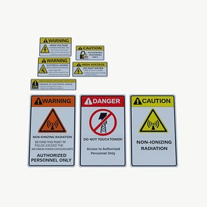 Hazard warning signs