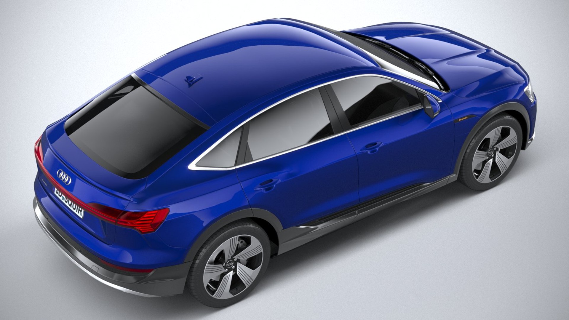 3D audi etron sportback model TurboSquid 1482198