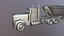 Freightliner Classic dump trailer 3D model