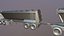 Freightliner Classic dump trailer 3D model