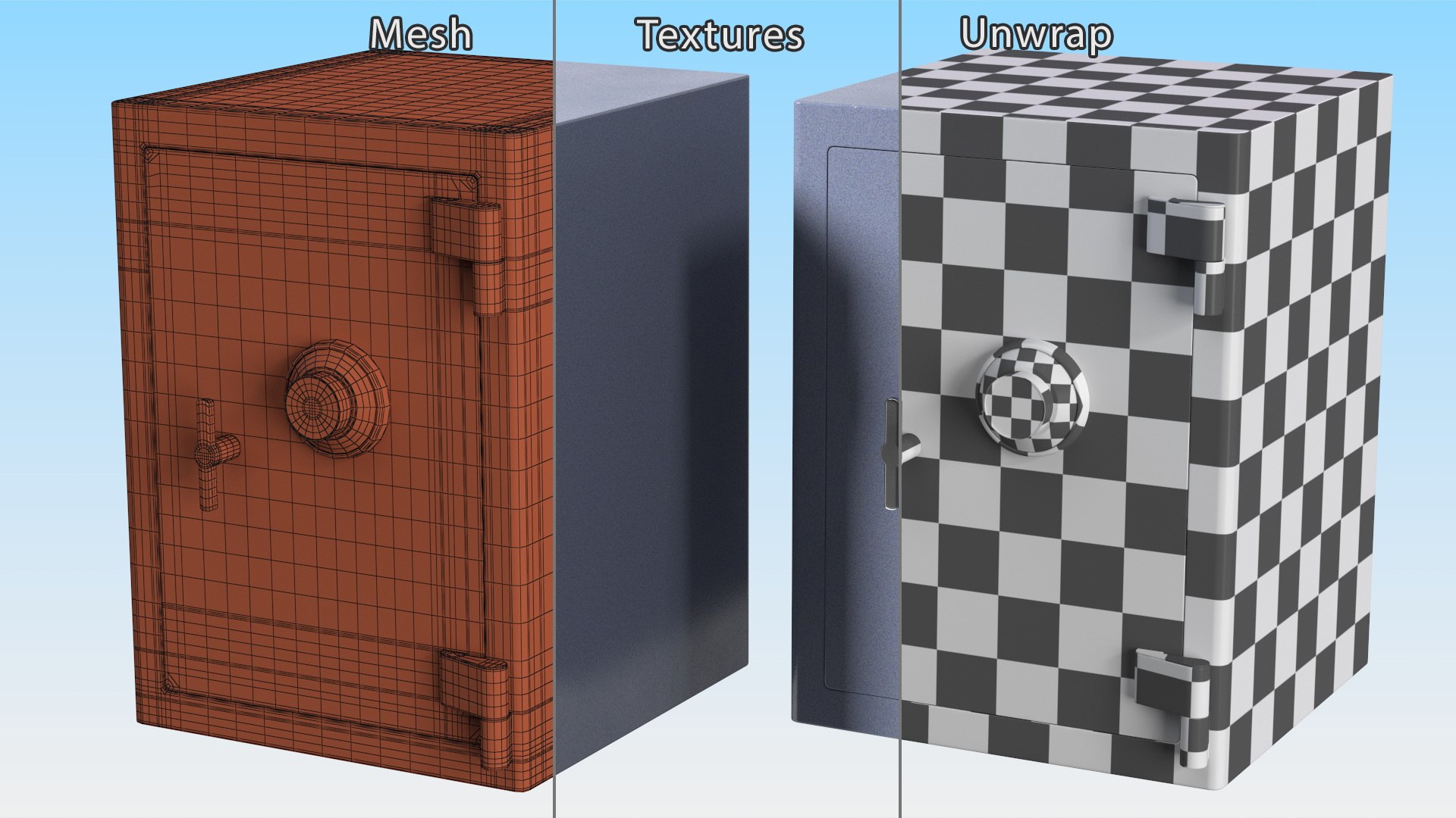 3D Model Analog Fire Proof Safe - TurboSquid 2170491