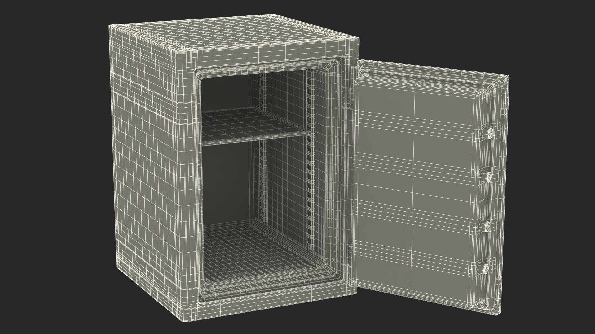 3D Model Analog Fire Proof Safe - TurboSquid 2170491
