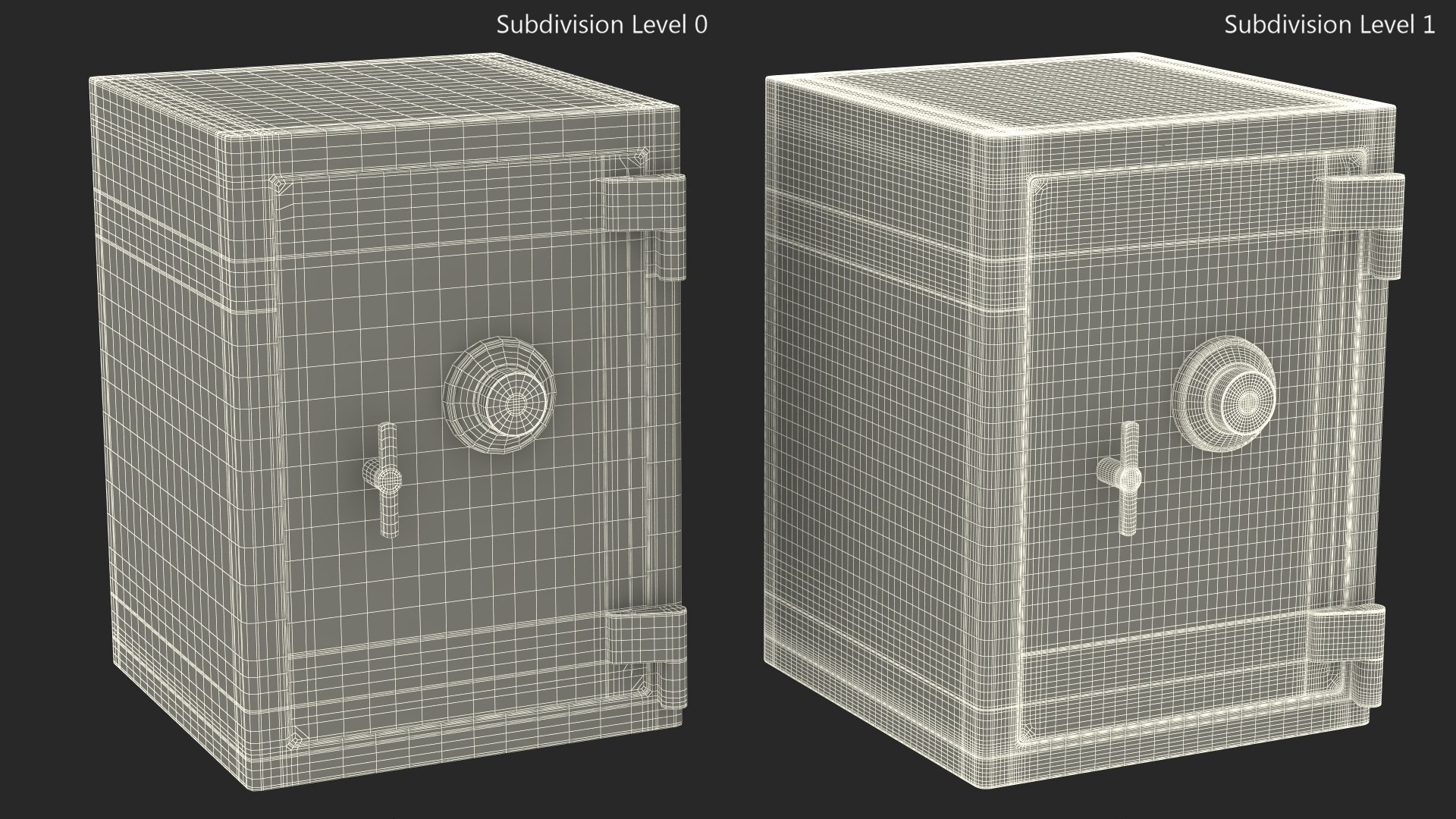 3D Model Analog Fire Proof Safe - TurboSquid 2170491