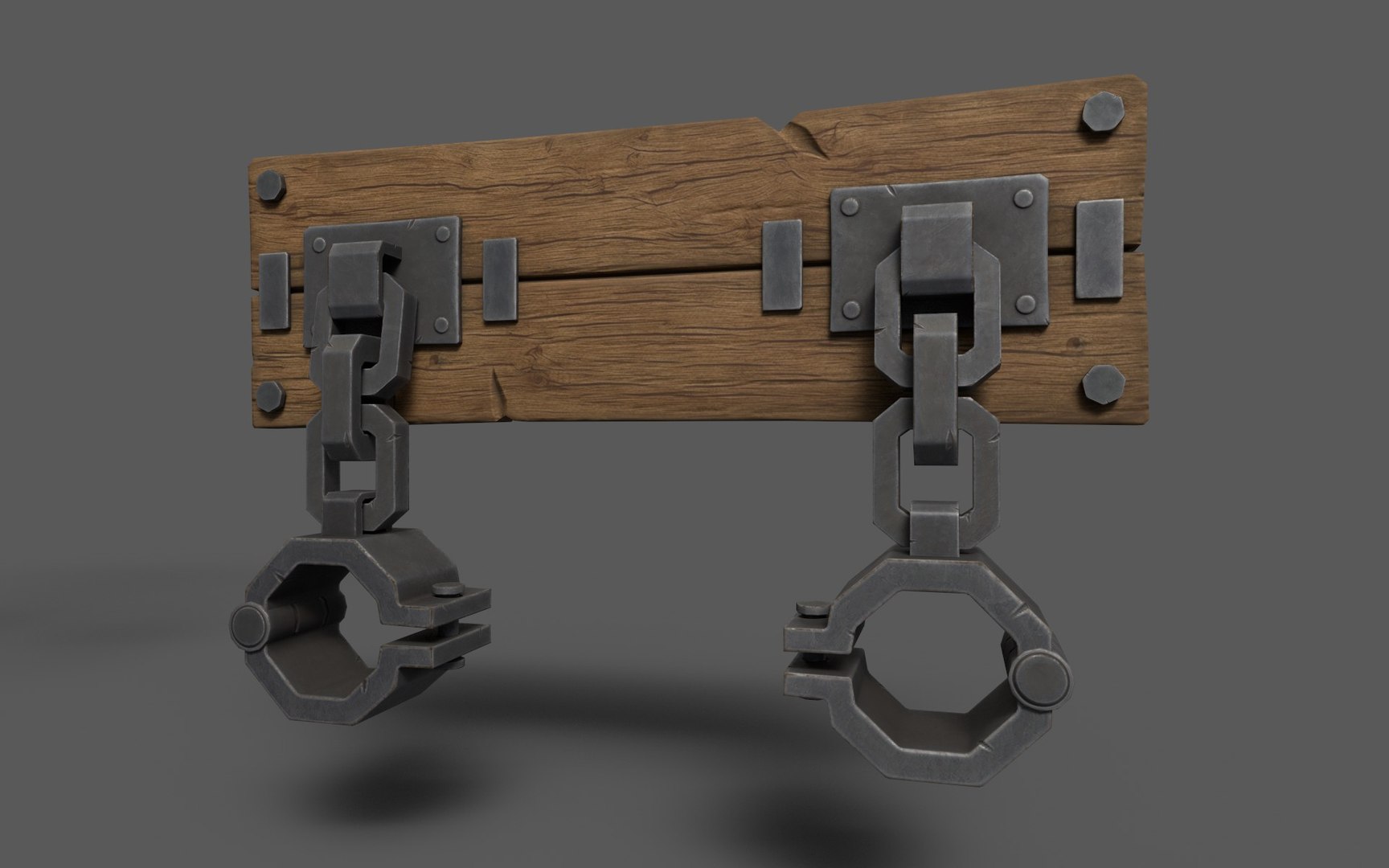 Medieval Shackles 3d Turbosquid 2093584