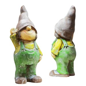 3D figurine garden gnome