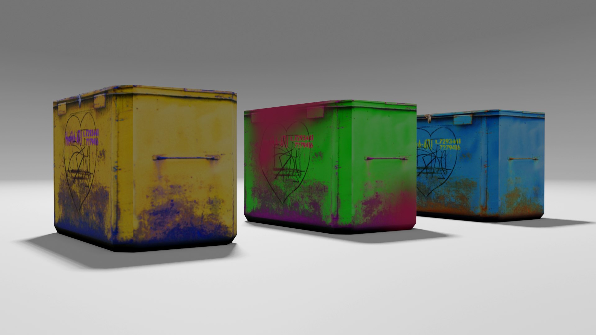 Trash Containers 3D Model - TurboSquid 1707400