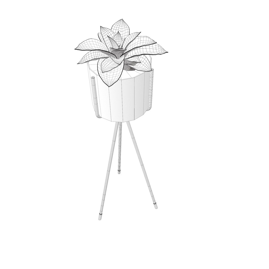 Flower Pot 1 model - TurboSquid 2172876