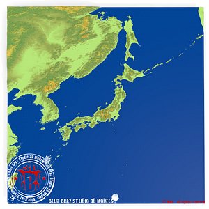 Japan elevation