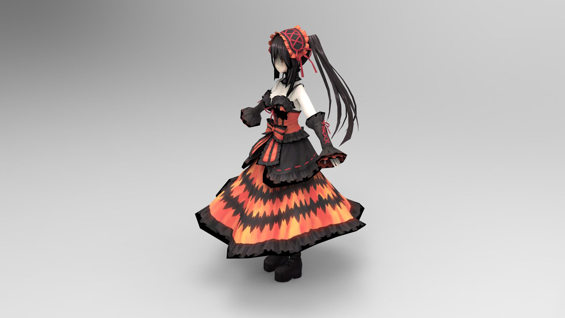 Date a Live - Tokisaki Kurumi 3D model - TurboSquid 1722175