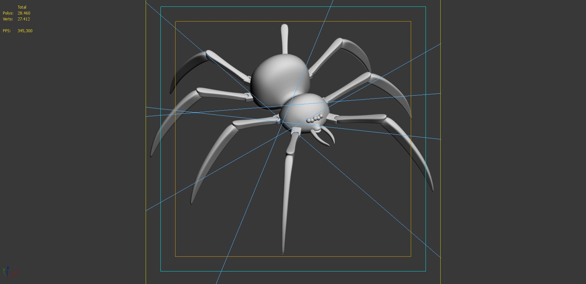 3D Model Print Spider - TurboSquid 1516747