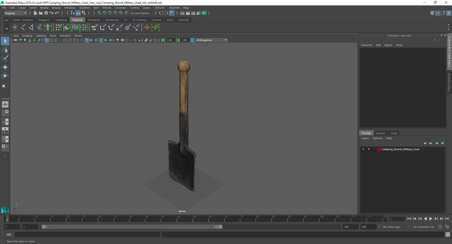 Camping Shovel Military Used 3D model https://p.turbosquid.com/ts-thumb/HD/10nxiV/7P/campingshovelmilitaryusedvray3dmodel034/jpg/1683125522/1920x1080/fit_q87/3e93556d3811168459ce7a105c83a602326e4fb5/campingshovelmilitaryusedvray3dmodel034.jpg