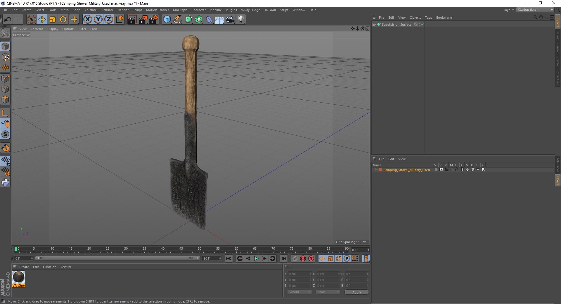 Camping Shovel Military Used 3D model https://p.turbosquid.com/ts-thumb/HD/10nxiV/ww/campingshovelmilitaryusedvray3dmodel033/jpg/1683125519/1920x1080/fit_q87/f45c636450c7bb35be773d72e72cf49a14f77532/campingshovelmilitaryusedvray3dmodel033.jpg