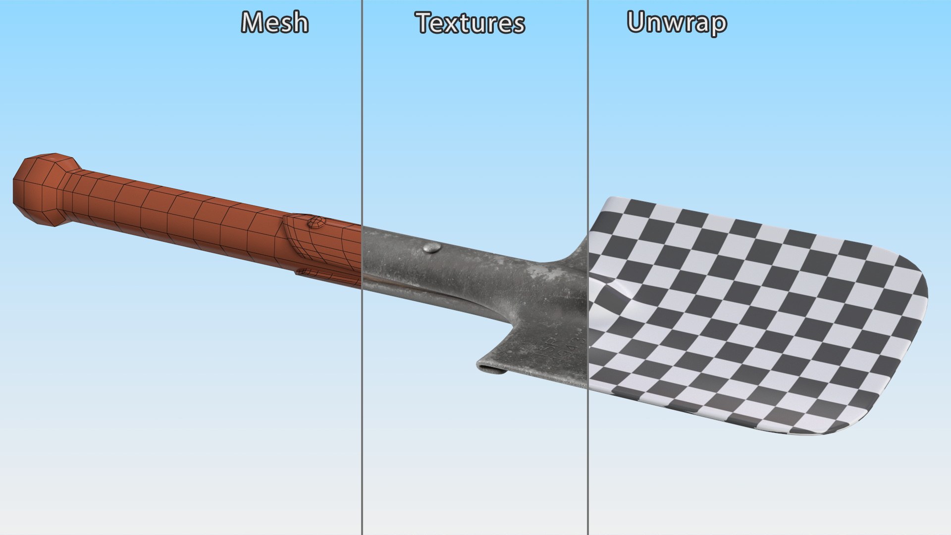 Camping Shovel Military Used 3D model https://p.turbosquid.com/ts-thumb/HD/10nxiV/yd/campingshovelmilitaryusedvray3dmodel014/jpg/1683125481/1920x1080/fit_q87/d58a9bbf3ef21a097ebbc18da6ad4c203dfc34d1/campingshovelmilitaryusedvray3dmodel014.jpg