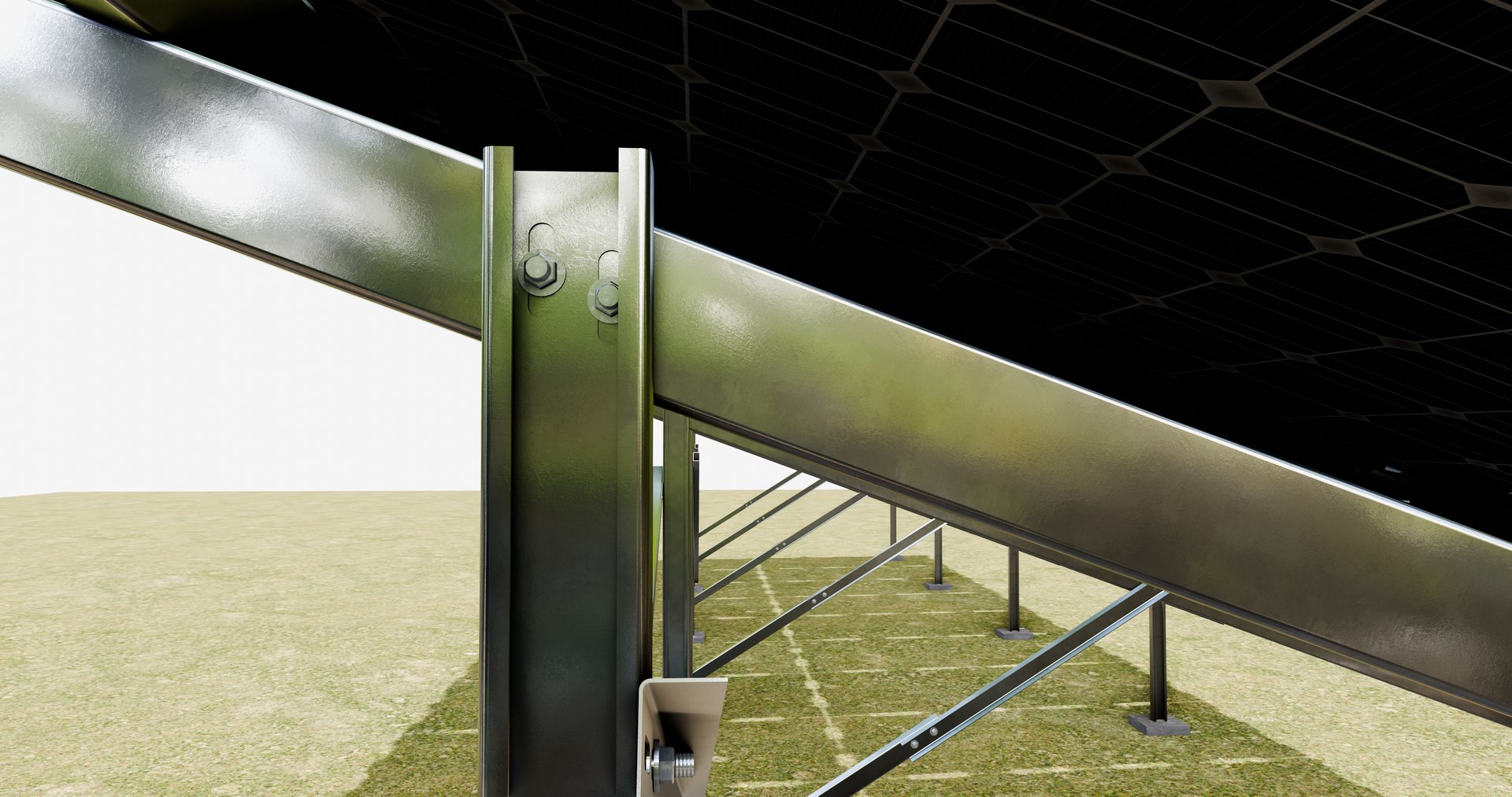 3D Sample Assembly For New Framed Solar Panel - TurboSquid 2275448